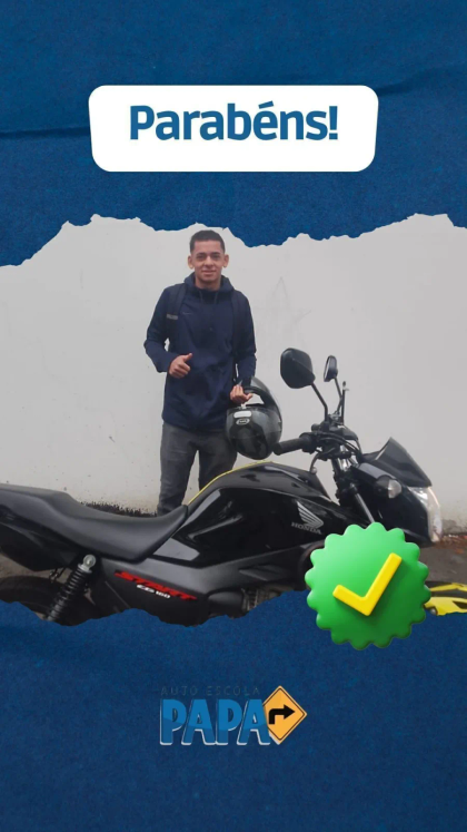 Aluno aprovado no exame do Detran pela Auto Escola PAPA (19)