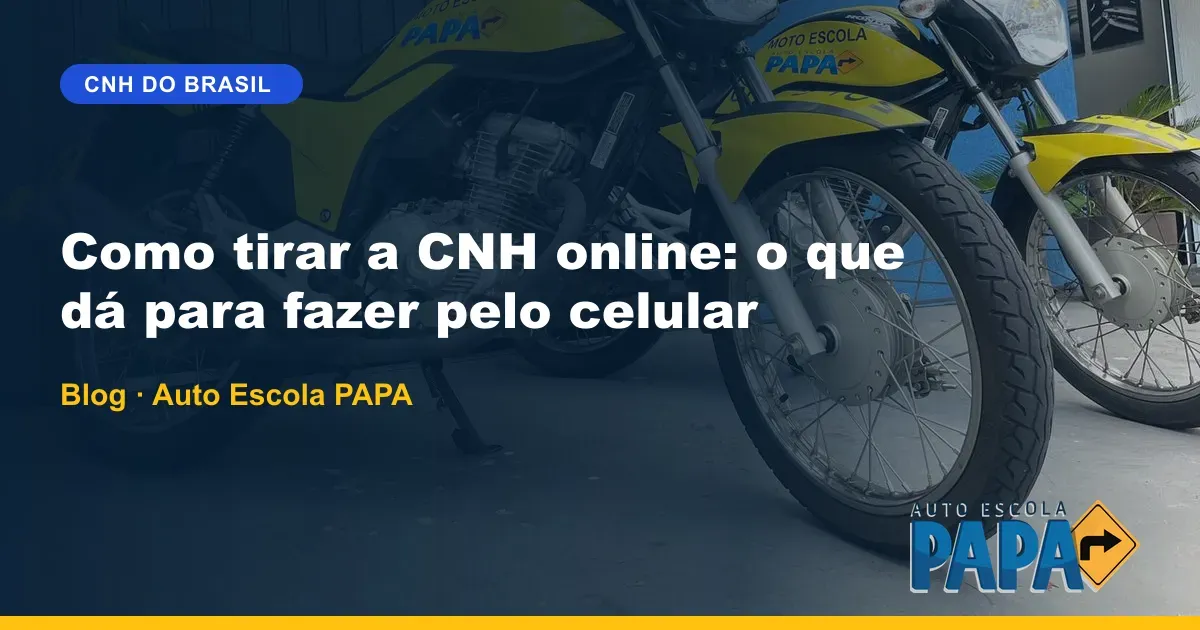Como tirar a CNH online: o que dá para fazer pelo celular
